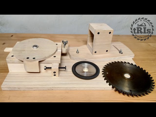 Make A Table Saw Blade Sharpener Jig - DIY Woodworking Tools class=