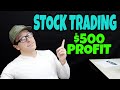 $500 Profit Day Trading Stocks | Real Time Think Or Swim