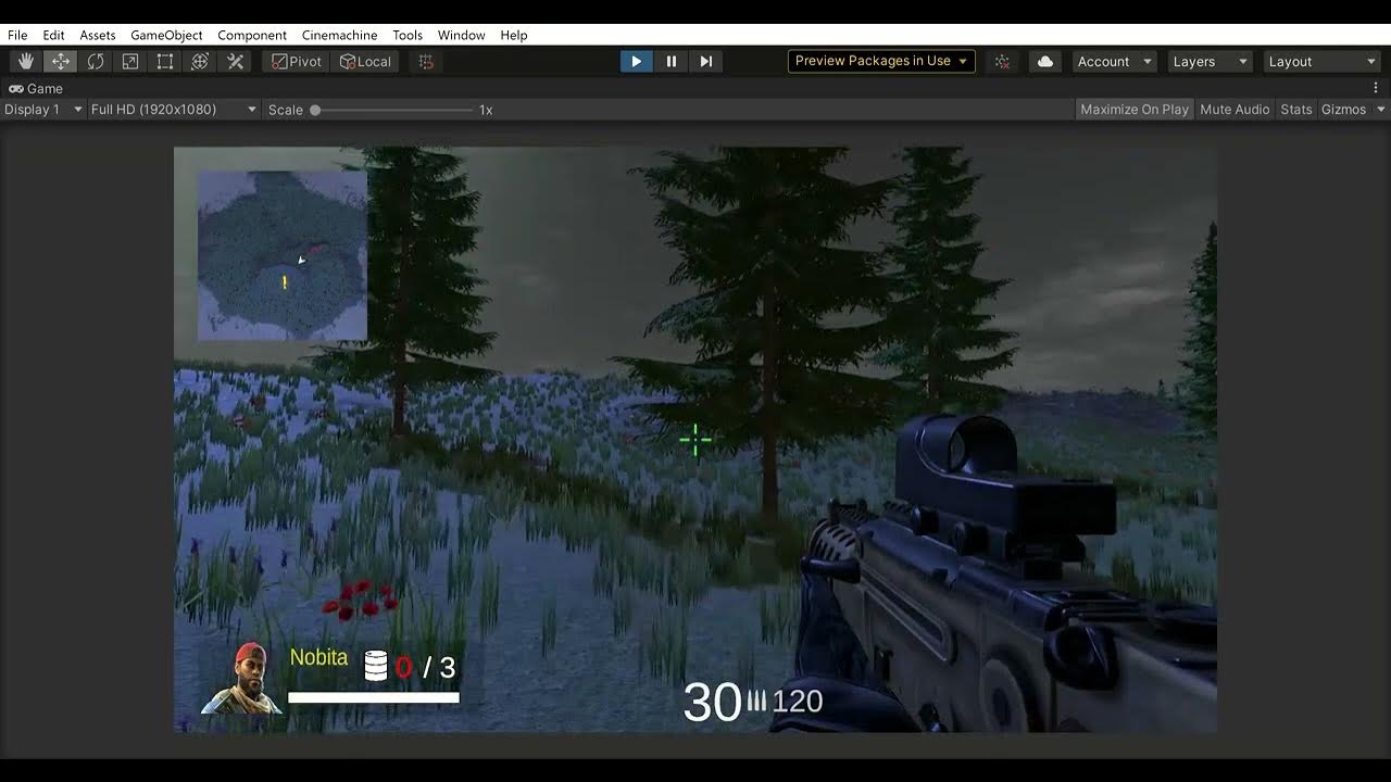 Shooting gamescene pc mac linux standalone unity 2020 3 3f1