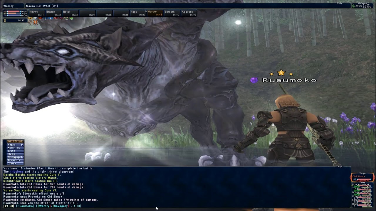 Final Fantasy XI: Warrior Exhibition (Gomberry, Belphegor, Zhudac, Sabotender and Old Shuck)
