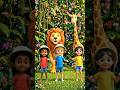 THE BACKGROUND GRASS IS NOW JUNGLE || SONG FOR KIDS || #shortvideo