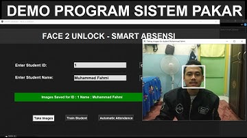 Program SISTEM PAKAR memakai bahasa PYTHON - Pintu Otomatis & Smart Absensi [Face Recognition]
