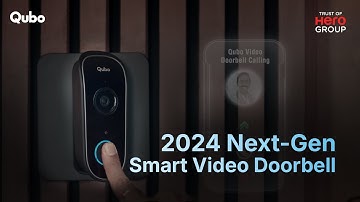 A doorbell that rings on your phone - Qubo Video Doorbell Pro from Hero group