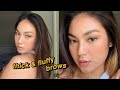 my thick & fluffy brows makeup look