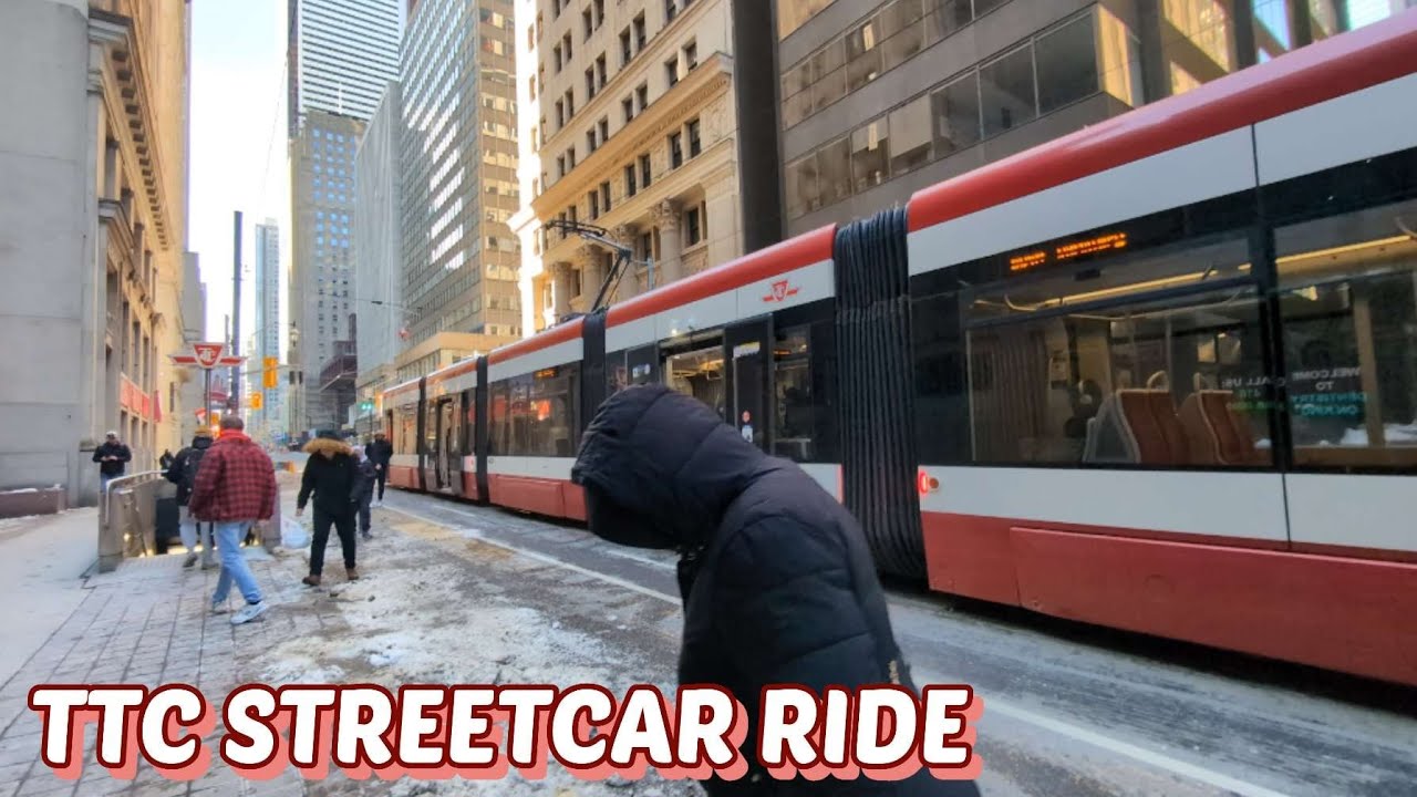 TTC 504 Streetcar Ride along King Street (Niagara St to King Subway Station)