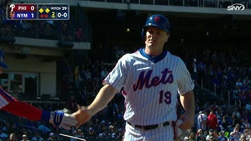 PHI@NYM: Bruce scores on Loney