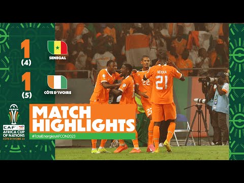 HIGHLIGHTS | Senegal 🆚 Côte d'Ivoire | #TotalEnergiesAFCON2023 - Round of 16