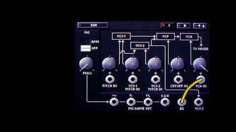 distorted electric guitar patch for korg ds-10