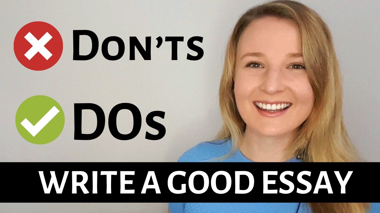 application essay dos and don'ts