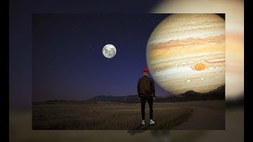 Jupiter in the Night Sky | Photoshop Manipulation Tutorial