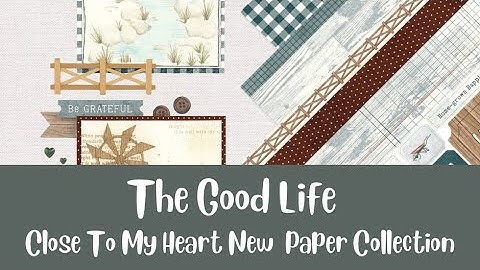 The Good Life Scrapbooking Workshop - Process Video