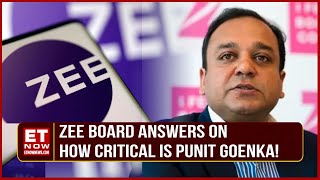 Zee Board Answers On How Critical Is Punit Goenka | Zee Ent Analyst Meet | Business News