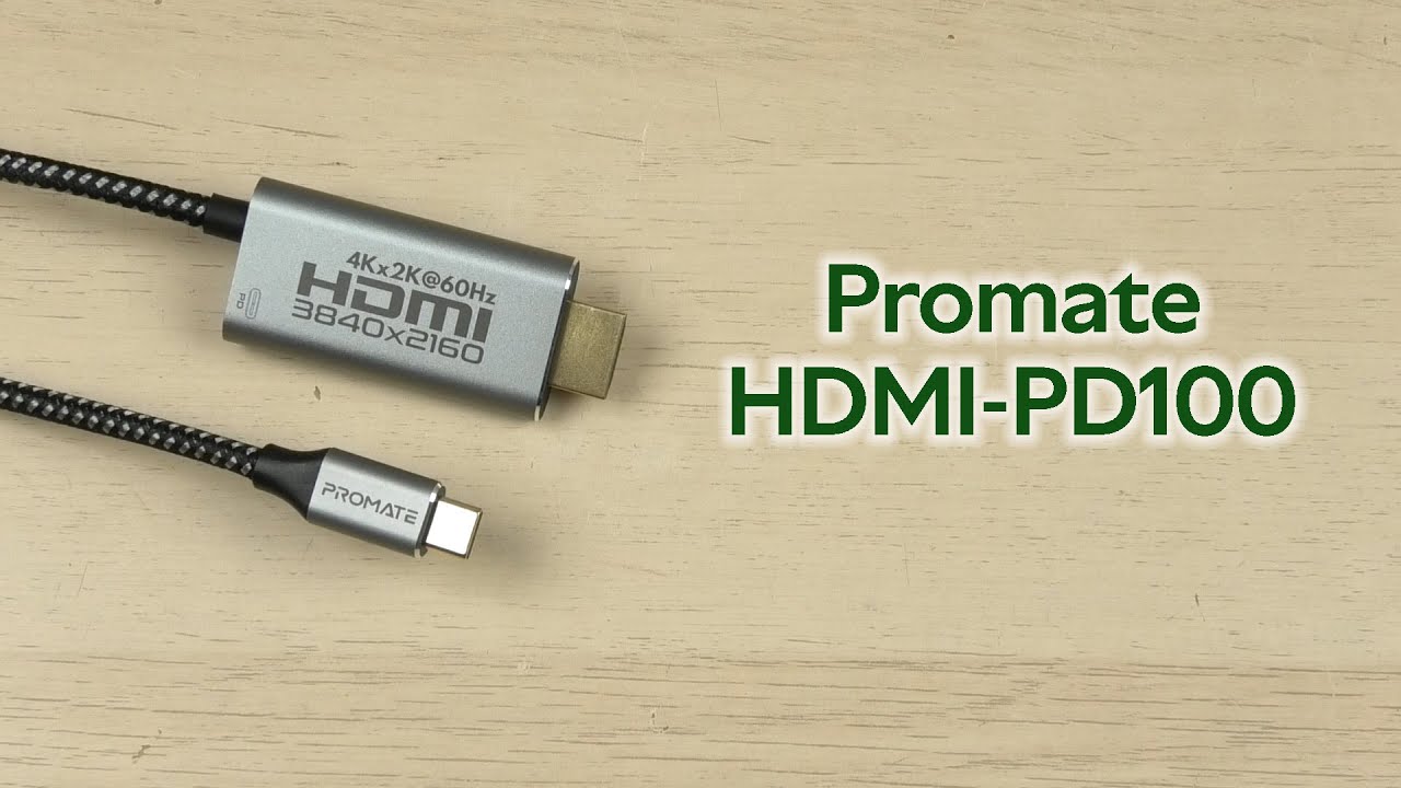 Promate Crystalclarity Usb-C to Hdmi Cable - 1.8m