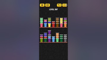 Cup Sort Puzzle Level 387 = Water Sort Puzzle Level 387 = Ball Sort Puzzle Level 387 All the same