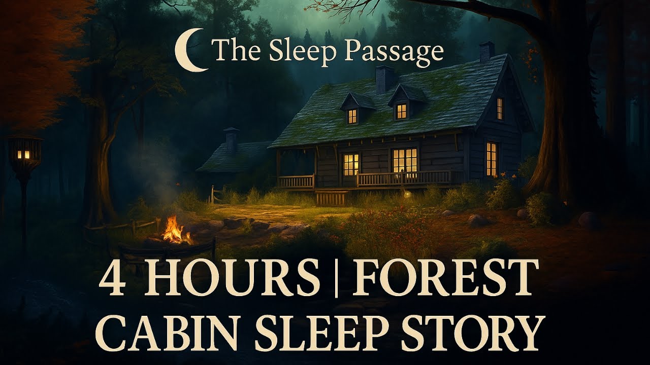 4 Hours | Sleep Story by a Moonlit River Temple | Gentle Narration for Deep Rest