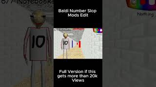 Baldi Number Slop Mods Edit