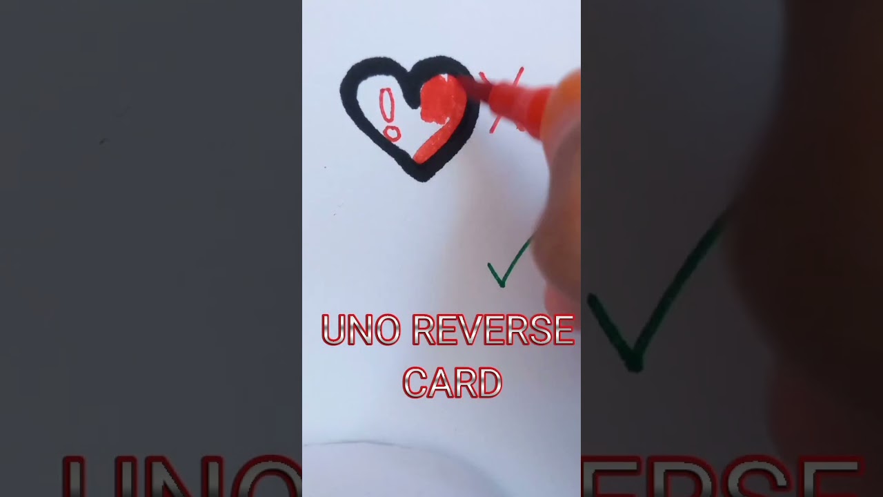 Uno Reverse Card Hearts 