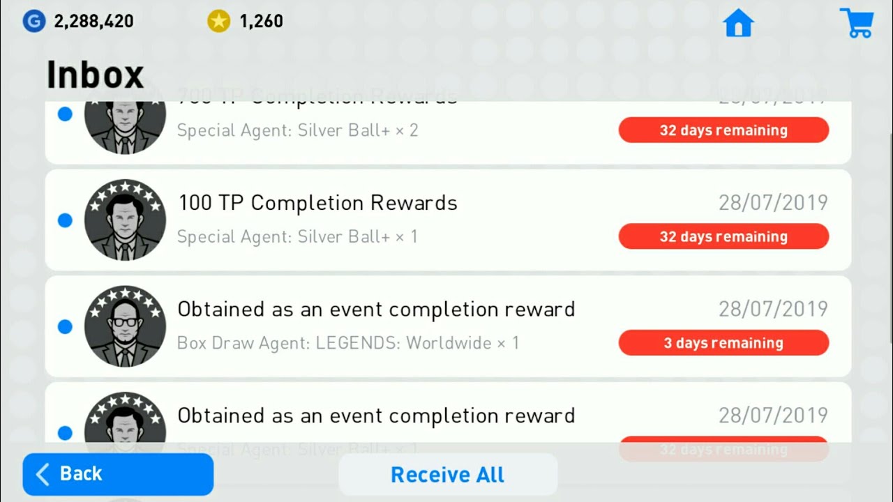 PES2019 MOBILE 😇😇 COMPLETION REWARD PACK OPENING!!