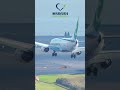 Transavia SMOKY landing at Madeira Airport