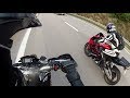 Aprilia sxv 550 vs honda cbr 600rr  top speed power wheelie 0180kmh