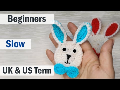 BUNNY RABBIT | HOW TO CROCHET | Easter Crochet BEGINNERS TUTORIAL | CROCHET BUNNY WITH BOW TIE