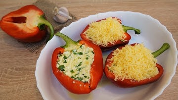 How to Make Easy Stuffed Bell Peppers ! Stuffed Bell Peppers with Cheese ! Easyvideo