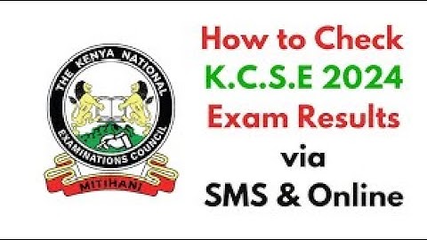 LIVE: KNEC Announces 2024 KCSE Results