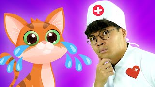 Animal Doctor & Face Puzzle Song | Hokie Pokie Kids Videos