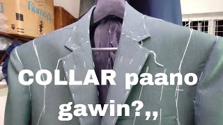 PAANO GAWIN ANG COLLAR NG  COAT,