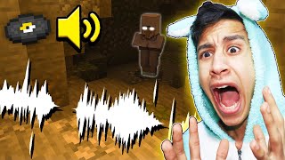 ماين كرافت : اول مرا اسمع صوت القروي الحقيقي | villager's voice 😈🔥!!