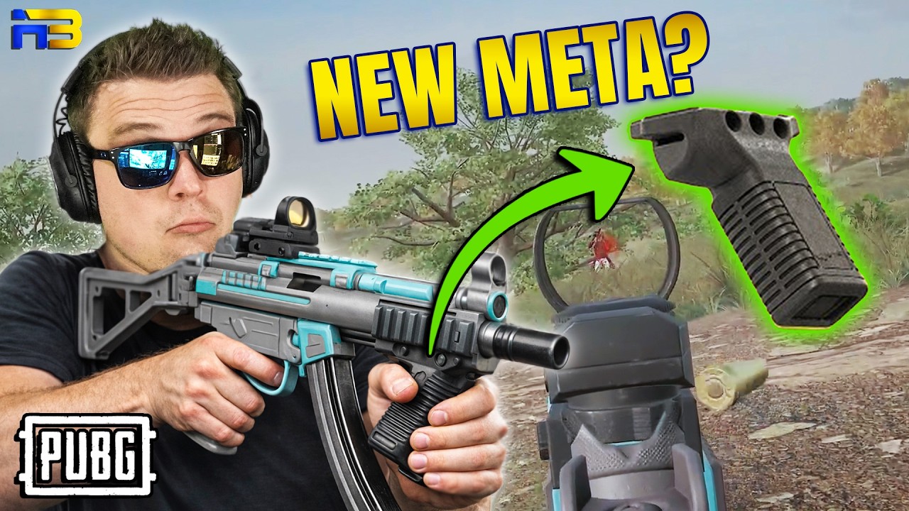 MP5K With Tilted Grip Is INSANE in PUBG