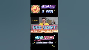 Stake COQ in CoqInuAvax for Earn $4049+ #PassiveIncome #crypto #EarnCOQ