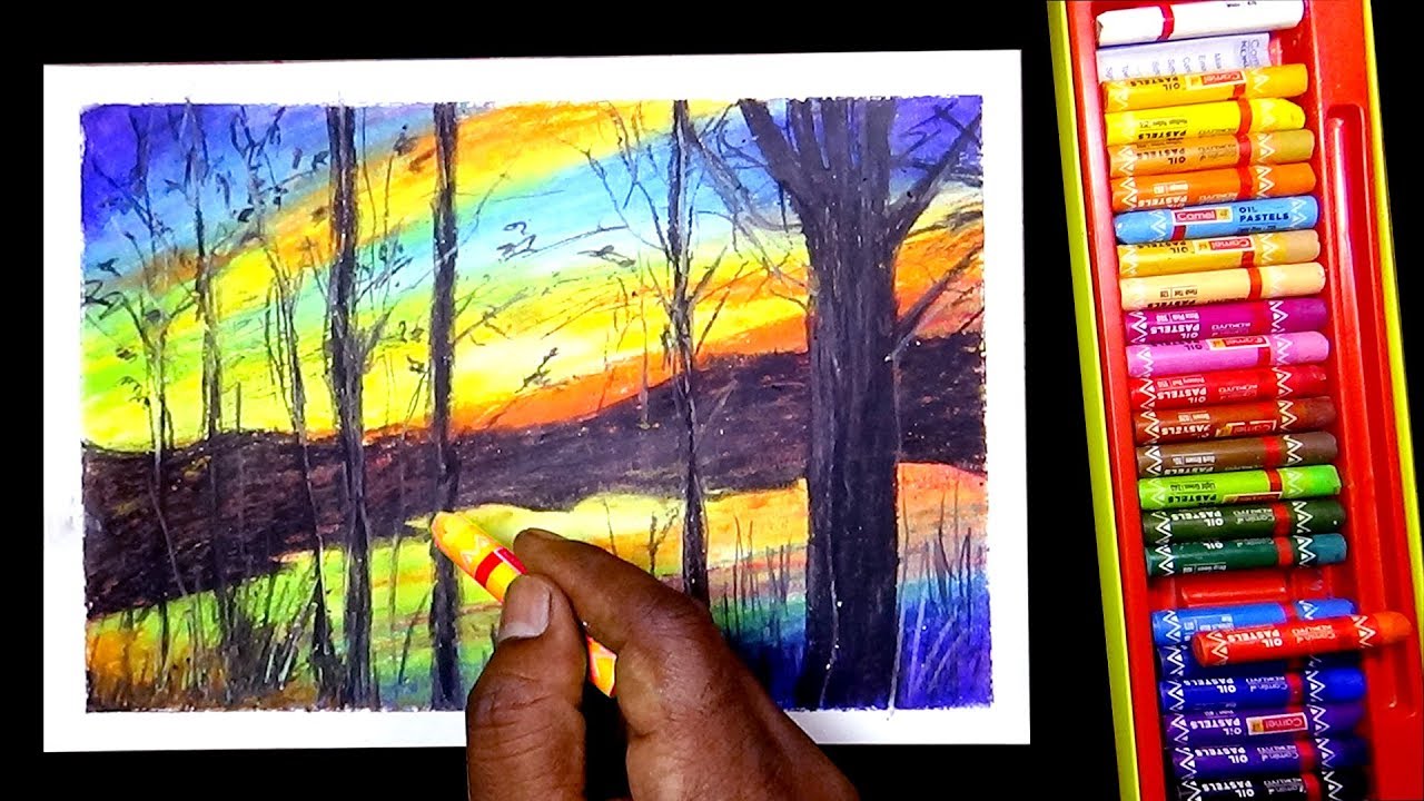 SIMPLE AND EASY PASTEL DRAWING FOR KIDS, KIDS AND BEGINNERS CAN EASY DRAW  WITH PASTELS