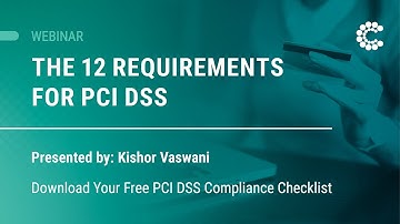 Webinar: PCI DSS Compliance Checklist | ControlCase