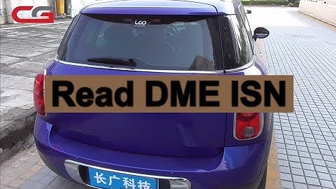 CGDI BMW tool reading DME ISN data