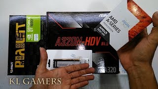 AMD A10-9700 ASRock A320M-HDV R4.0 Transcend SSD Corsair RAM PALIT GT1030 Gaming Desktop 2019
