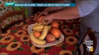 Bonus 80 euro:'Oggi lo devo restituire'