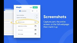 How To Screenshot On Droplr