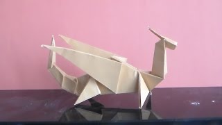 How To Make A Paper Flapping Dragon Origami Batiendo