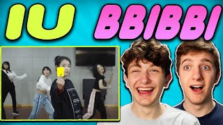 IU - 'BBIBBI' DANCE PRACTICE REACTION!! (w/ Dance Attempt)