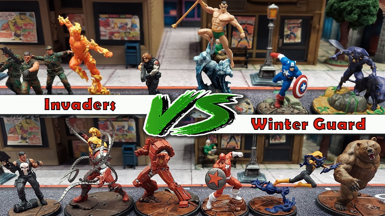 Invaders v Winter Guard- Marvel Crisis Protocol Battle Report ep 57 ...