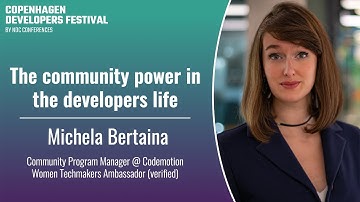 The community power in the developers life - Michela Bertaina - CPH DevFest 2025