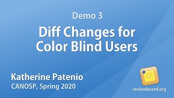 Katherine Patenio - Demo 3: Diff Changes for Color Blind Users