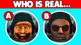 💩🚽Guess the Real Skibidi Toilet Character | skibidi toilet 73 #31