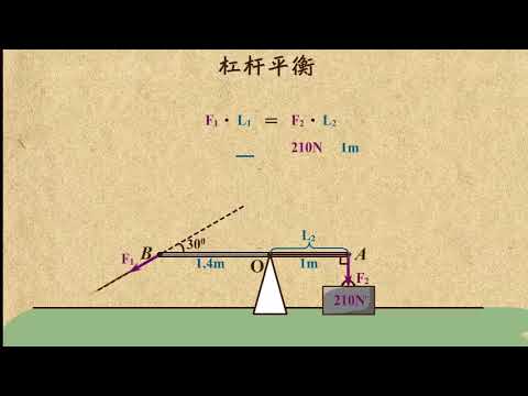 04杠杆平衡的单状态计算（知三求一） 简单机械 中学物理
