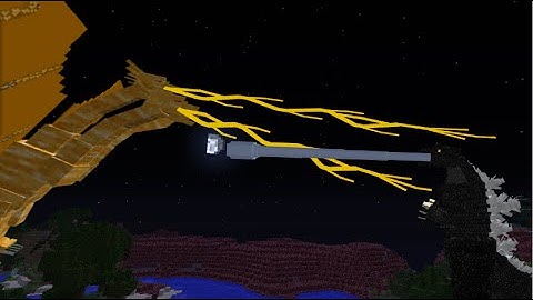 Minecraft:GODZILLA VS KING GHIDORAH