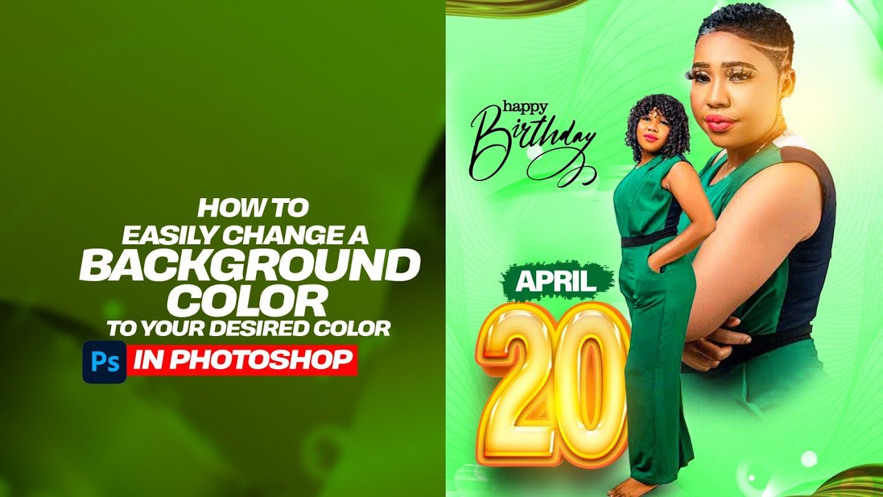 HOW TO EASILY CHANGE YOUR BACKGROUND COLOR TO YOUR DESIRED COLOR WHEN ...