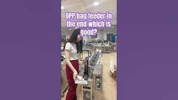 OPP bag novice essential friction feeder conveyor is so cool #technology #machine #maker #packaging