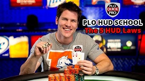 PLO HUD School- The 5 HUD Laws For The Perfect Pot Limit Omaha Setup