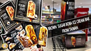Brown Sugar Boba Ice Cream Bar Popsicle 黑糖珍奶 at Taiwan Mart in Singapore screenshot 5